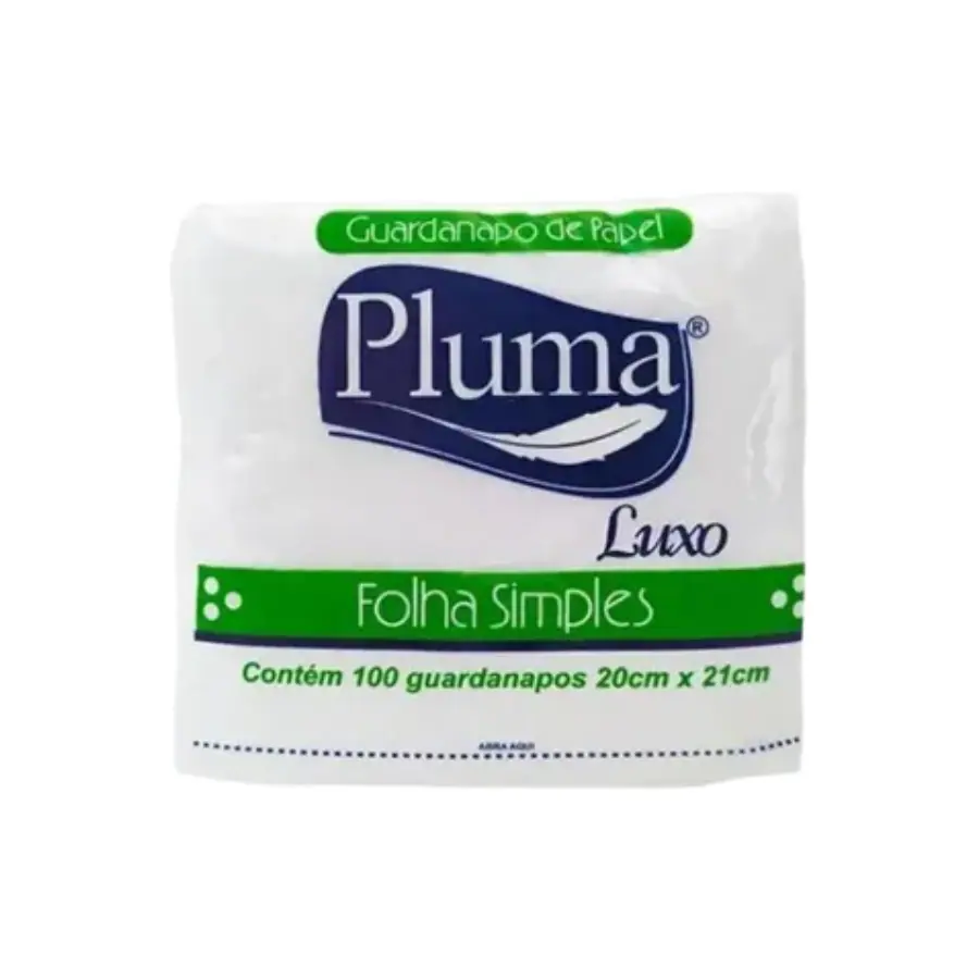 GUARDANAPO 23X24CM PLUMA LUXO C/50