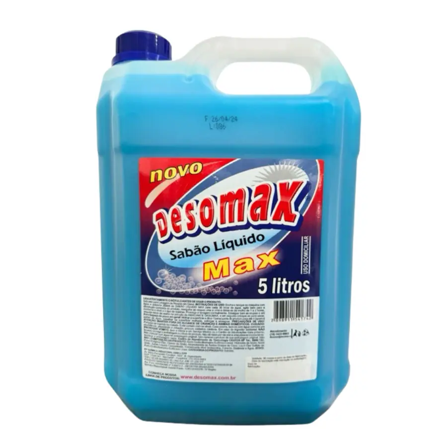 SABÃO LIQUIDO MAX 5LTS