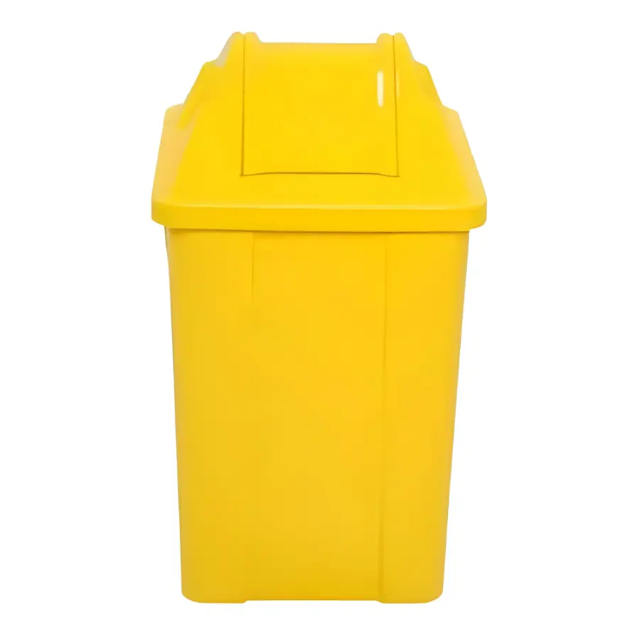 CESTO QUADR.60L VV AMARELO
