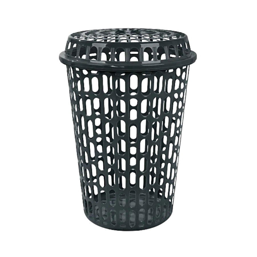 CESTO TELADO 60 L PRETO