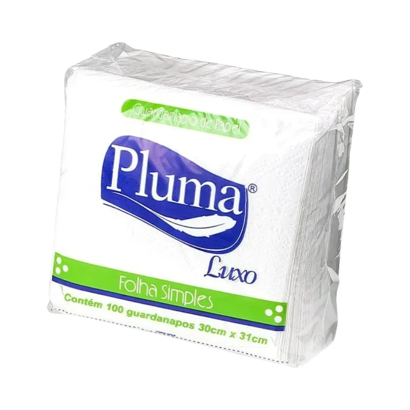 GUARDANAPO 30X31CM PLUMA C/100