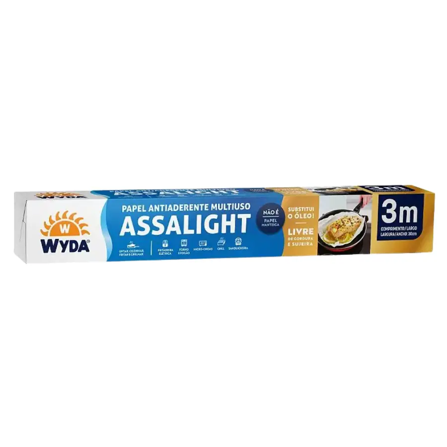 PAPEL ASSALIGHT ROLO 30CM X 3MTS