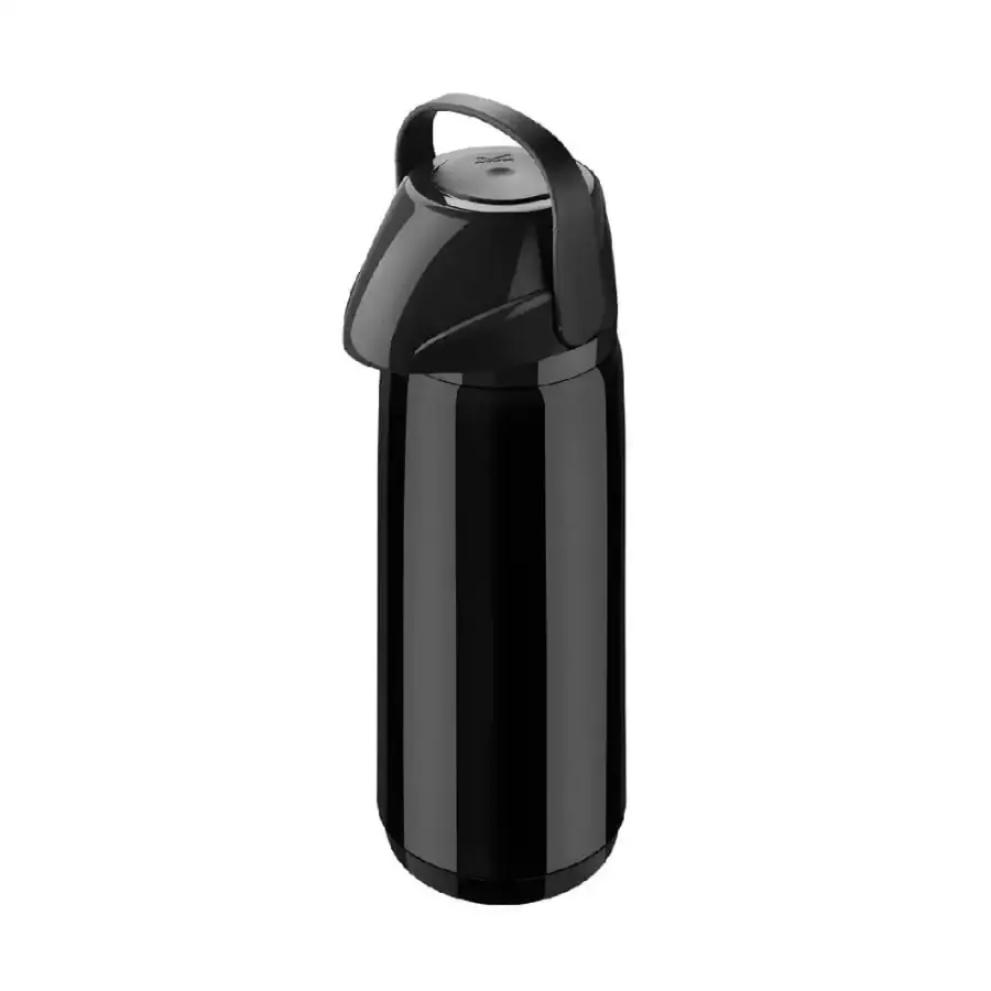 GARRAFA TERMICA 1,8LT PRETA SLIM