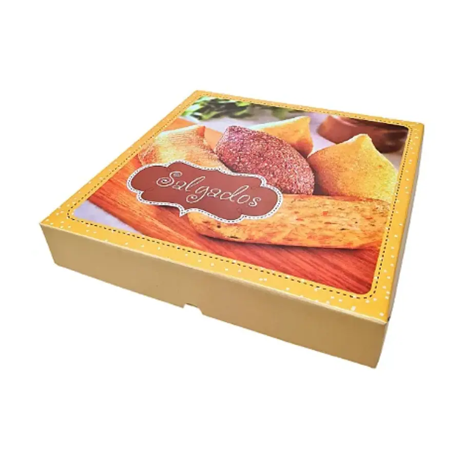 CAIXA P/ SALGADINHO OFF-SET 35X35