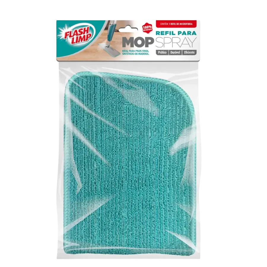 REFIL MOP SPRAY VERDE AGUA