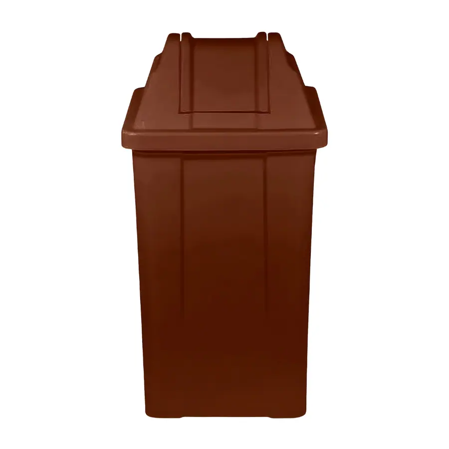 CESTO QUADR.25L VV MARROM