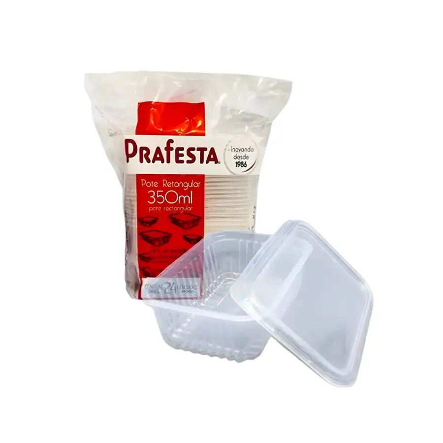 POTES RETANGULAR 350ML