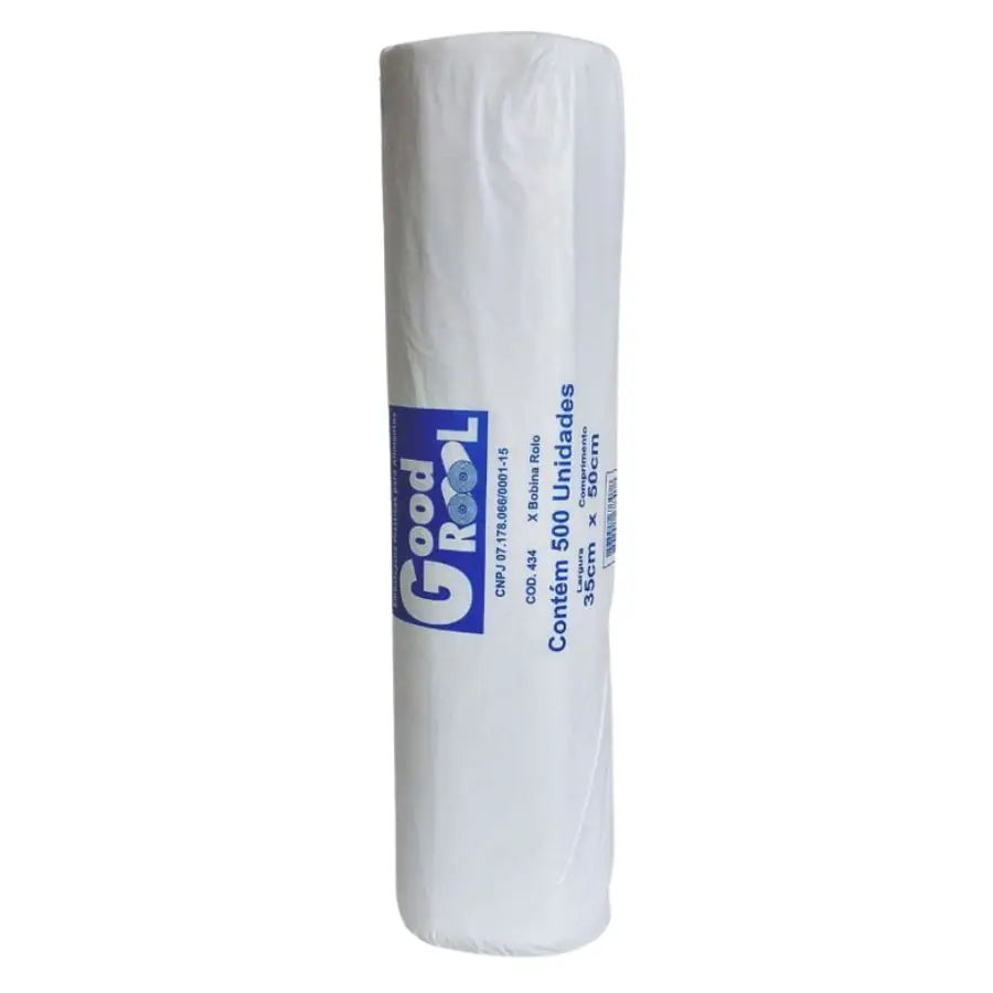BOBINA PLASTICA ROLO 35X50 C/500 UNID