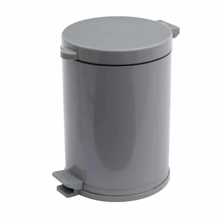LIXEIRA VIEL C/BALDE 4,5L CINZA