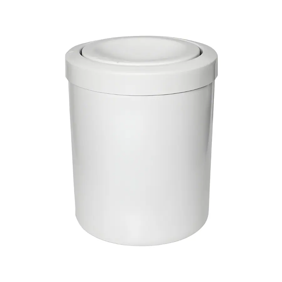 LIXEIRA PLAST BR 29CM C/ TAMPA M ESFERA