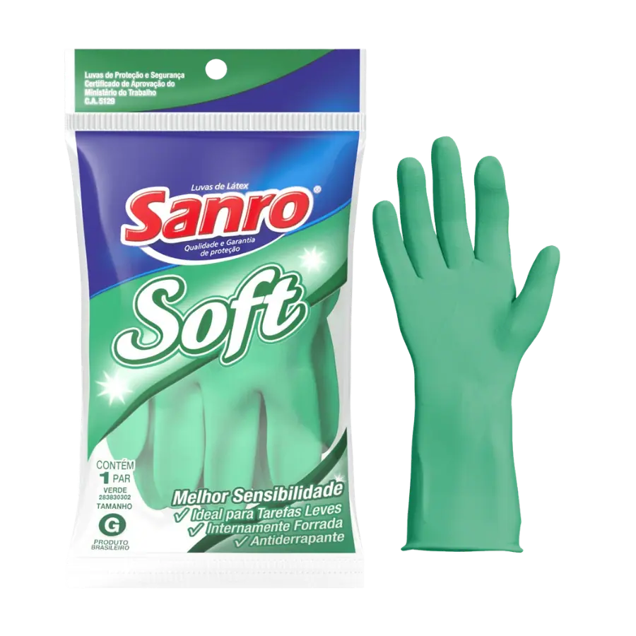 LUVAS SANRO SOFT G VERDE