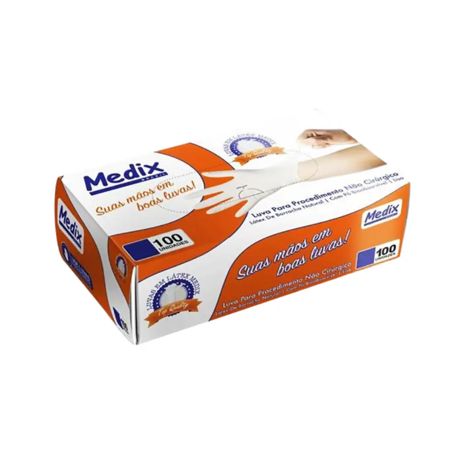 LUVAS LATEX NAO SAUDE C/PO P