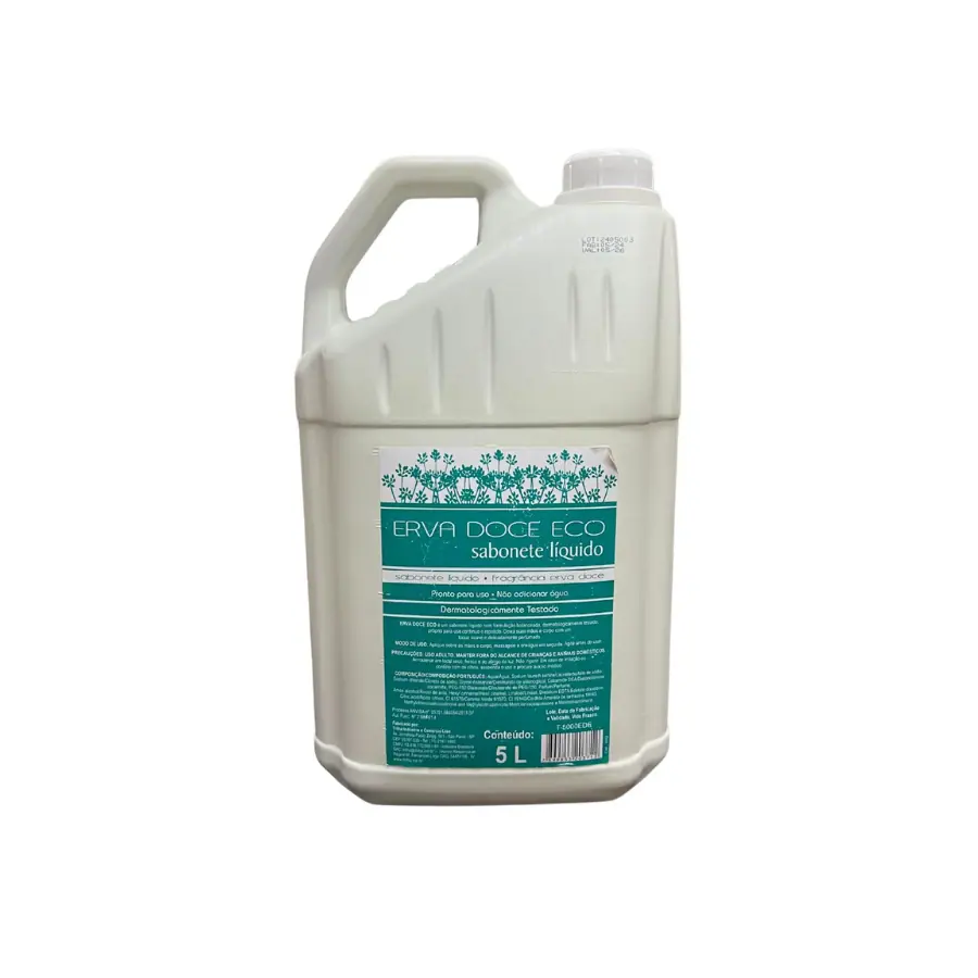 SABONETE LIQUIDO ERVA CLEAR ECO 5LTS