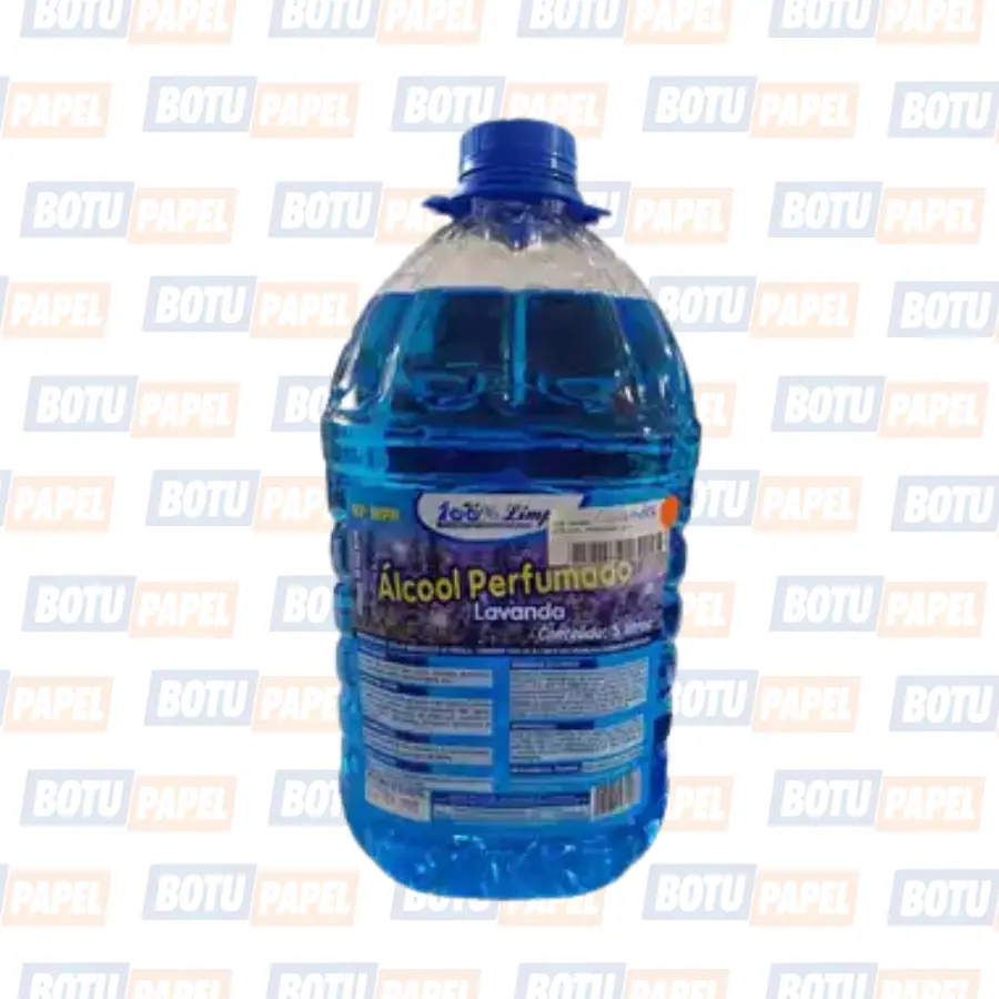 ALCOOL PERFUMADO LAVANDA 100%LIMP 5L