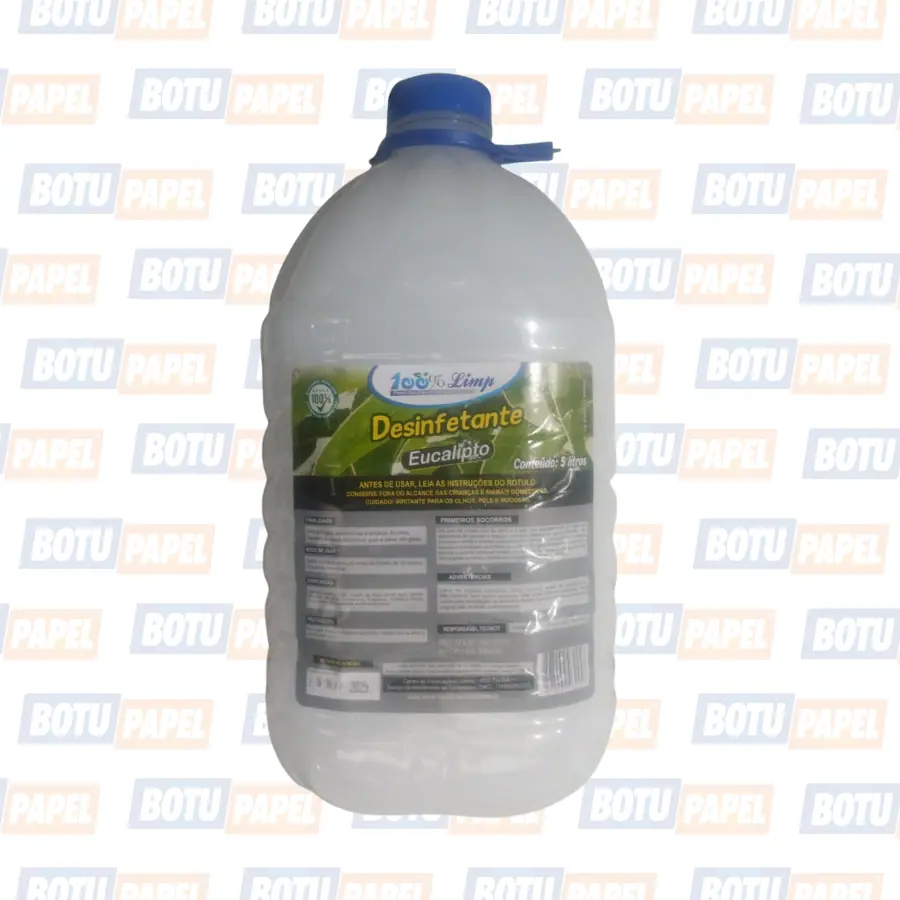 DESINFETANTE 100%LIMP EUCALIPTO 5LTS
