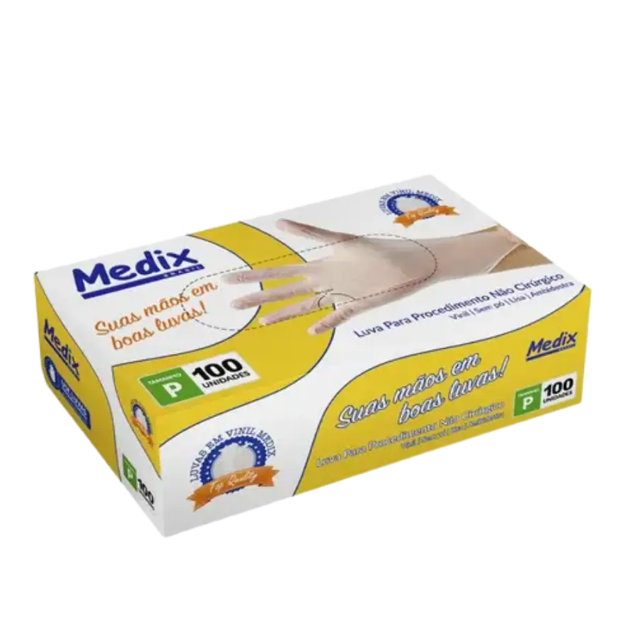 LUVAS VINIL USO GERAL S/PO P