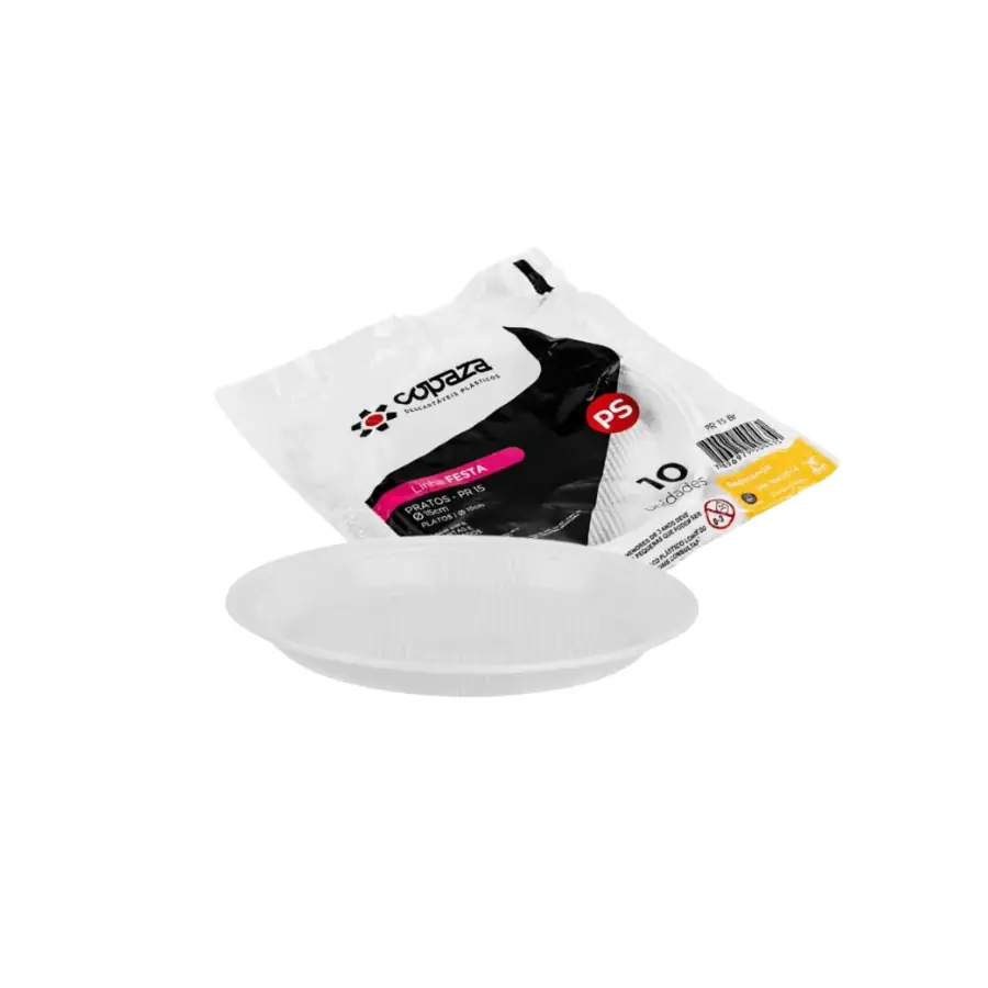 PRATO PLASTICO PR15 P/BOLO