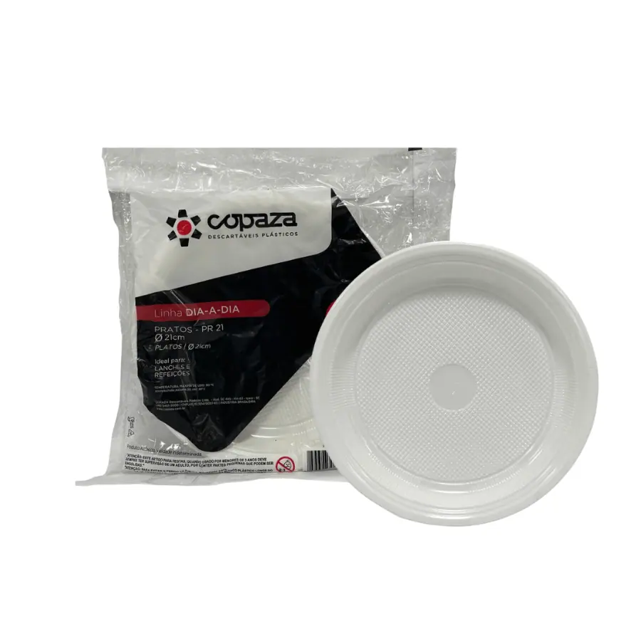 PRATO PLASTICO PR21 P/REFEICAO