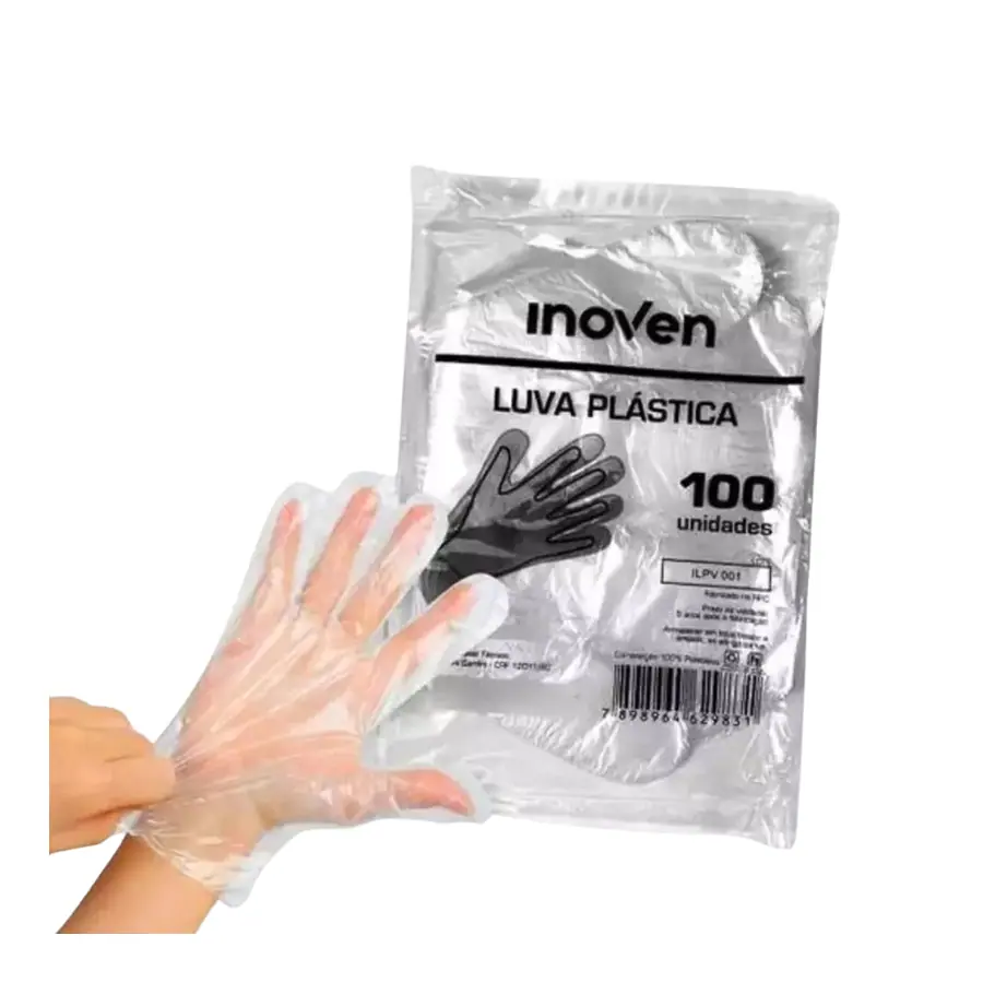 LUVAS PLASTICAS C/ 100