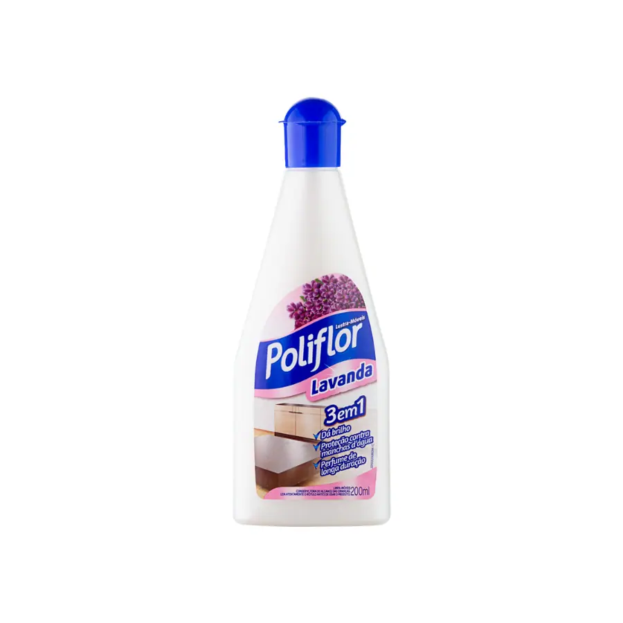 LUSTRA MOVEIS POLIFLOR LAVANDA 200ML