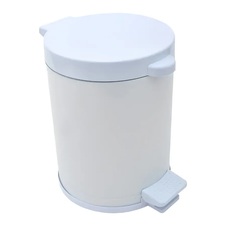 LIXEIRA VIEL C/BALDE 4,5L BRANCA